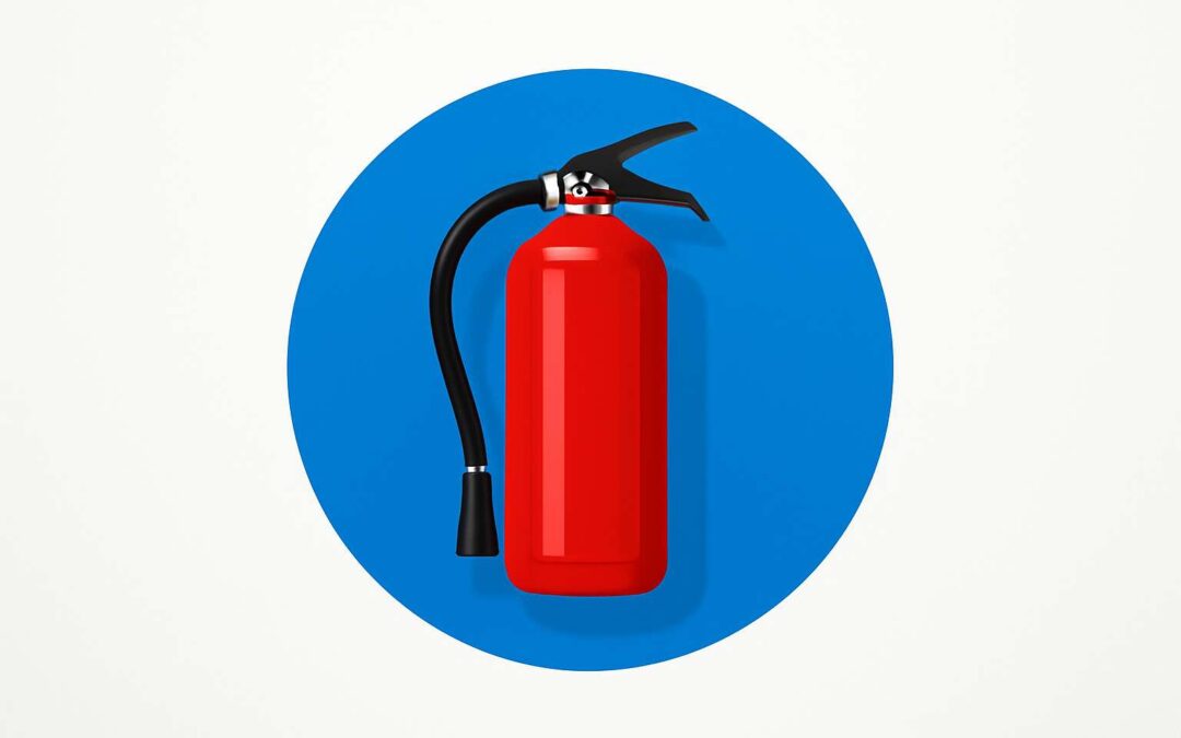Master Fire Safety: fire extinguisher with blue circle—the essential guide